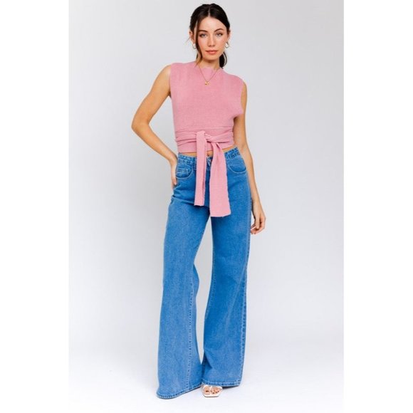 LE LIS MULTI TIE / CONVERTIBLE SWEATER TANK - Picture 6 of 11